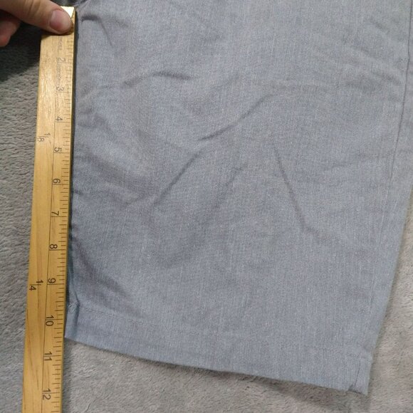 Volcom Shorts Mens 33 Gray Vmonty Stretch Chino Flat Front Mid Rise Skater Surf - Picture 5 of 9